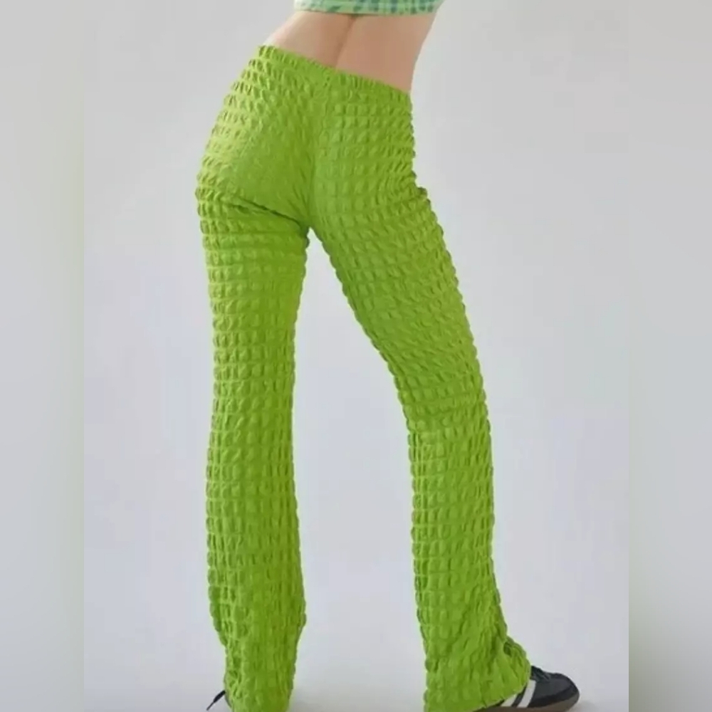 Urban Outfitters Tanya Knit Bubble Pants, M, Green